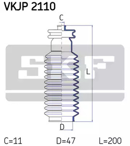 Фото VKJP2110 Комплект пыльника SKF {forloop.counter}}